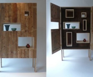 The ‘Reveal’ cabinet as the name says reveals the secrets when opened. Designed b...