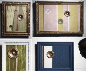 Picture frames turned into speakers! By Brooklyn-based Rebaroque duo, Rebecca Paul an...