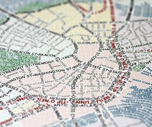 These unique maps accurately depict the streets and highways, parks, neighborhoods, c...