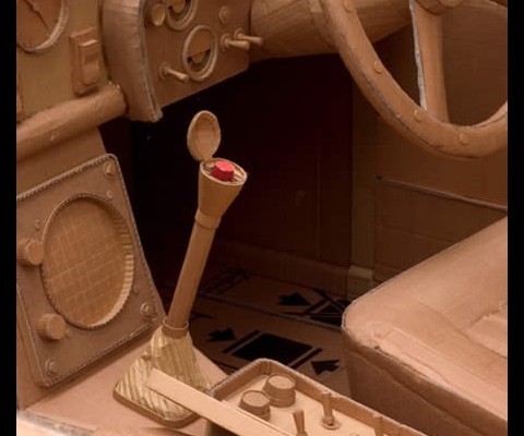 Recycled cardboard takes amazing new shapes in the hands of Chris Gilmour.