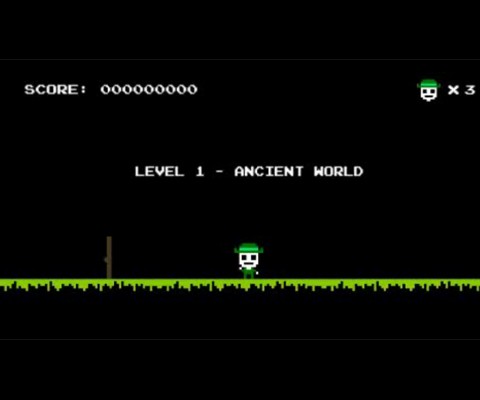 A game character escapes 2D world into the real world. Great video design.